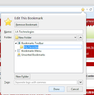 Saving and Bookmarking a Website URL - Bookmark Websites in Browsers for Firefox