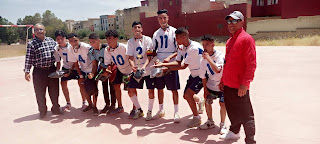 ٱلثانوية ٱلْإعدادية "صلاح ٱلدين ٱلْأيوبي" بمديرية مكناس في عرس رياضي مميز بمناسبة نهائي دوري كرة ٱلْقدم ٱلْمصغرة.