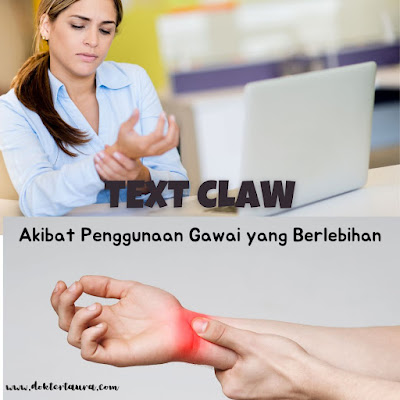 Text Claw: Gara-gara overdosis gawai