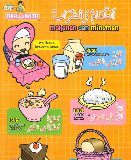 BELAJAR BAHASA  ARAB  GALERI Makanan dan Minuman   