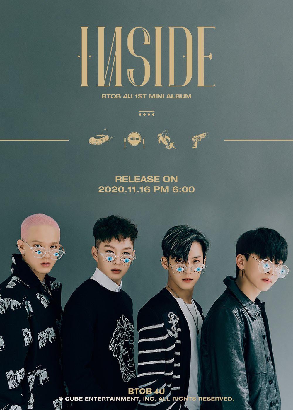 BTOB 4U Starts Releasing Teaser Ahead of Debut with Mini Album 'INSIDE'