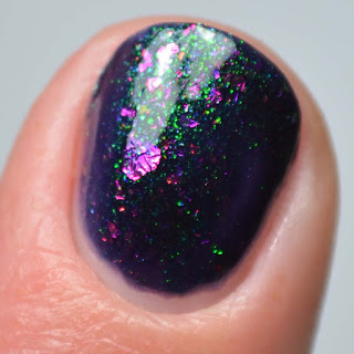 dark blue jelly nail polish