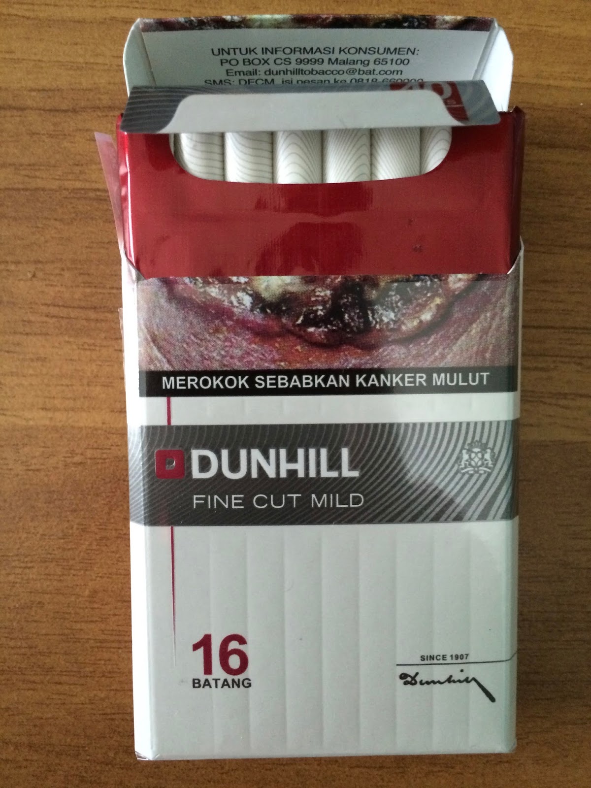 Dunhill Fine Cut Mild Isi 16 Pilihan Bijak Bagi Pencinta Rokok