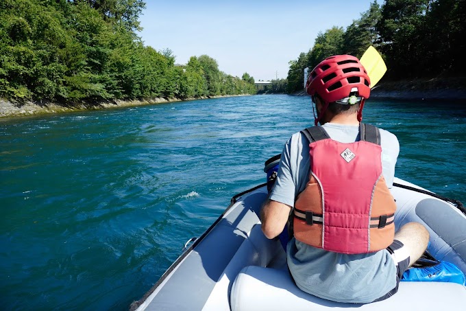 River Rafting from Thun to Bern in Switzerland