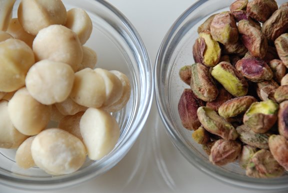 Macadamia Nuts and Pistachios