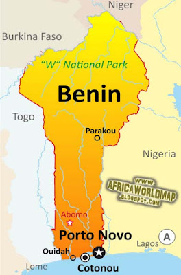 Benin World Map