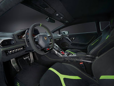 2018 Lamborghini Huracan Performante interior view
