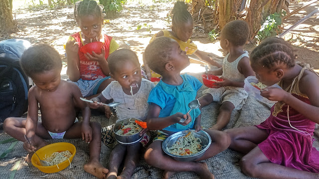 kids having meal
