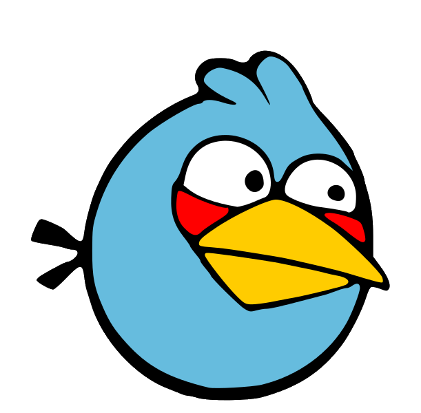 Blue Bird Angry Birds Characters  Use the Blue Bird Angry Birds 