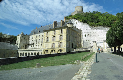 Chateau de la Roche Guyon, Route de Bray, France www.thebrighterwriter.blogspot.com