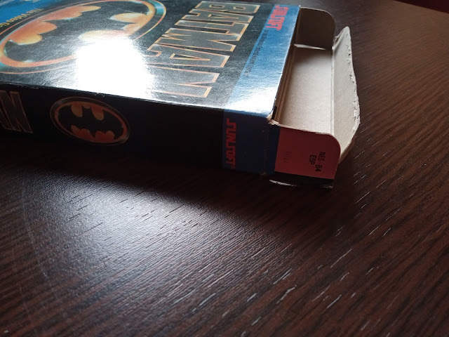 Juego de Nintendo NES Batman caja por arriba abierto