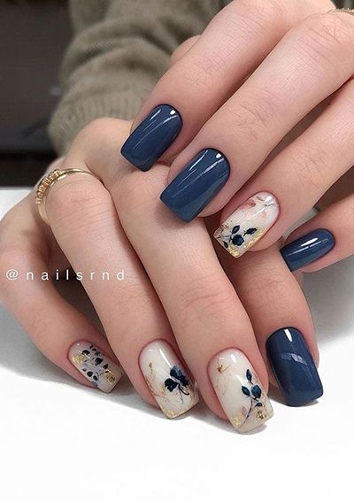 unhas com flores 5