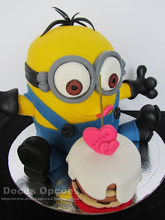 cake minions sugar paste