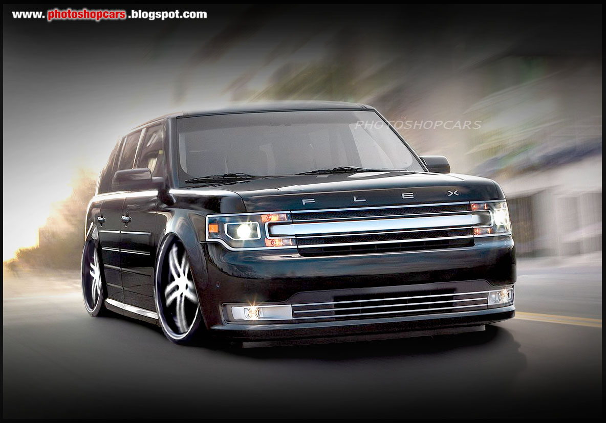 Nova Ford Flex Tuning rebaixada