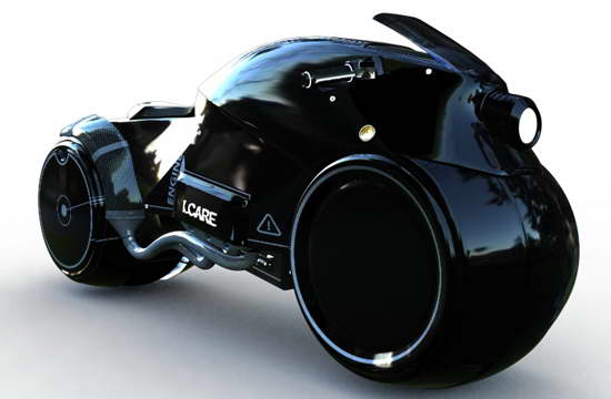 Future Tron Motorcycle