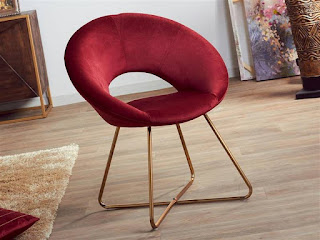 sillas salon estilos actuales color rojo