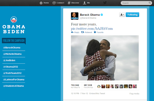 Barack Obama Photo, Most Popular Twitter and Facebook Posts