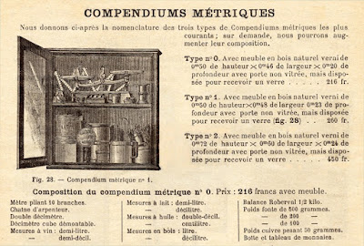 Catalogue de matériel scolaire, détail, vers 1880 (collection musée)