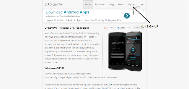 Trik Internet Gratis Di Adroid Dengan DroidVPN