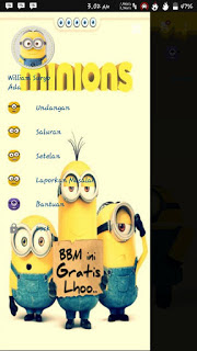  Download BBM MOD MINIONS 2.12.0.9 APK Terbaru 2016 Gratis