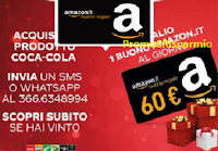 Concorso "Gustati Coca-Cola e vinci" : in palio 56 buoni Amazon da 60 euro