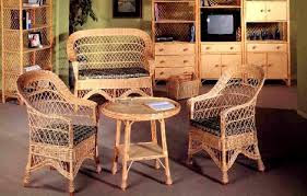 decoracion con muebles de rattan