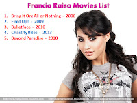 francia raisa movies and tv shows, bring it on: all or nothing, fired up!, bulletface, chastity bites, beyond paradise, free picture
