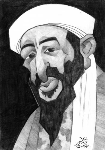 bin laden cartoon. in laden cartoon.