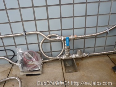 水塔管線水壓自動切換補償裝置安裝完成