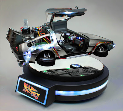 Magnetic Floating DeLorean Time Machine "Back To The Future Part 2" Action Figure