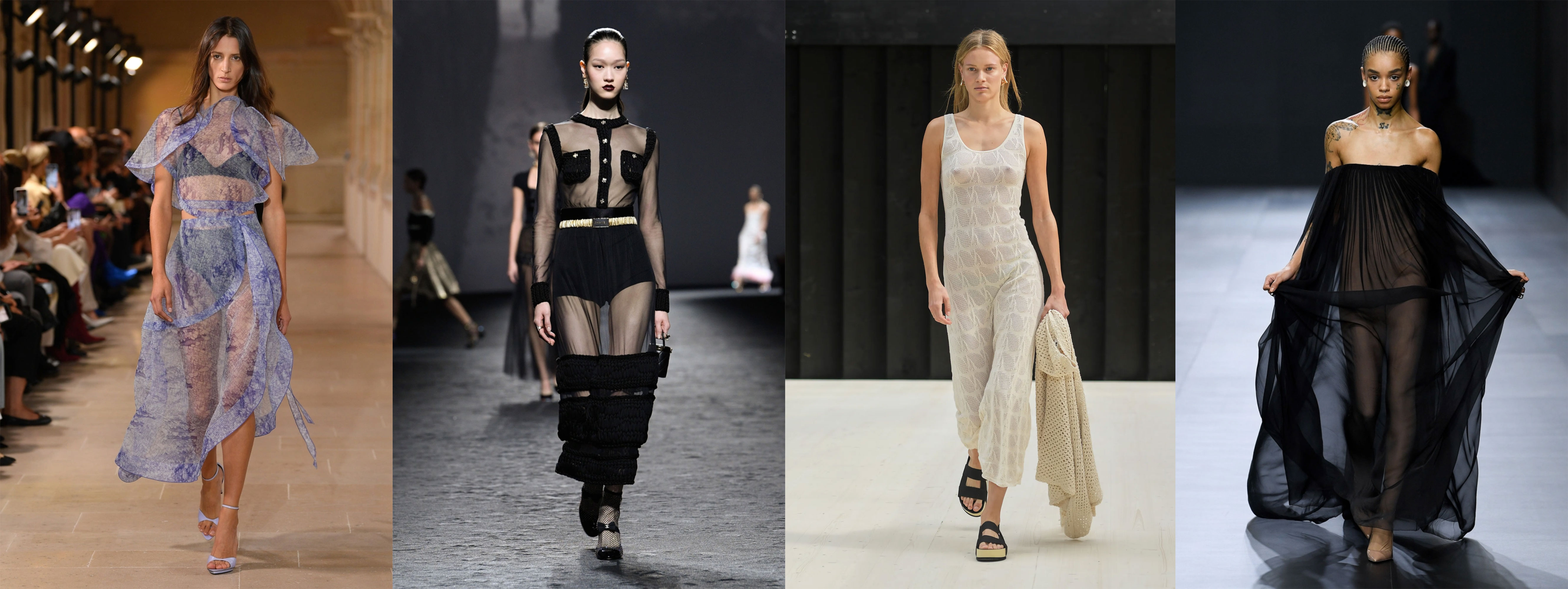 Spring/Summer 2023 Womenswear Fashion Trends Sheer Joy