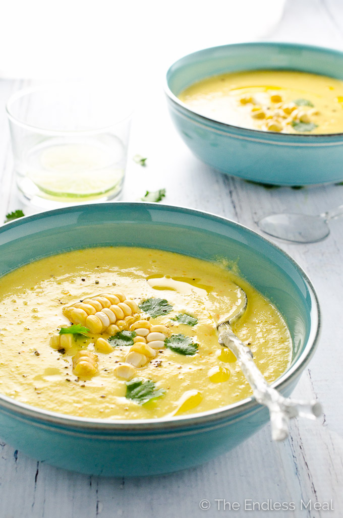 SWEET CORN GAZPACHO