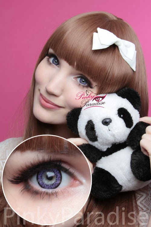 Baby Panda Violet Cosmetic Contacts