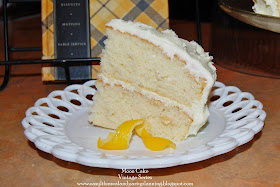 White Moon Cake - The Vintage Recipe Series - Easy Life Meal & Party Planning