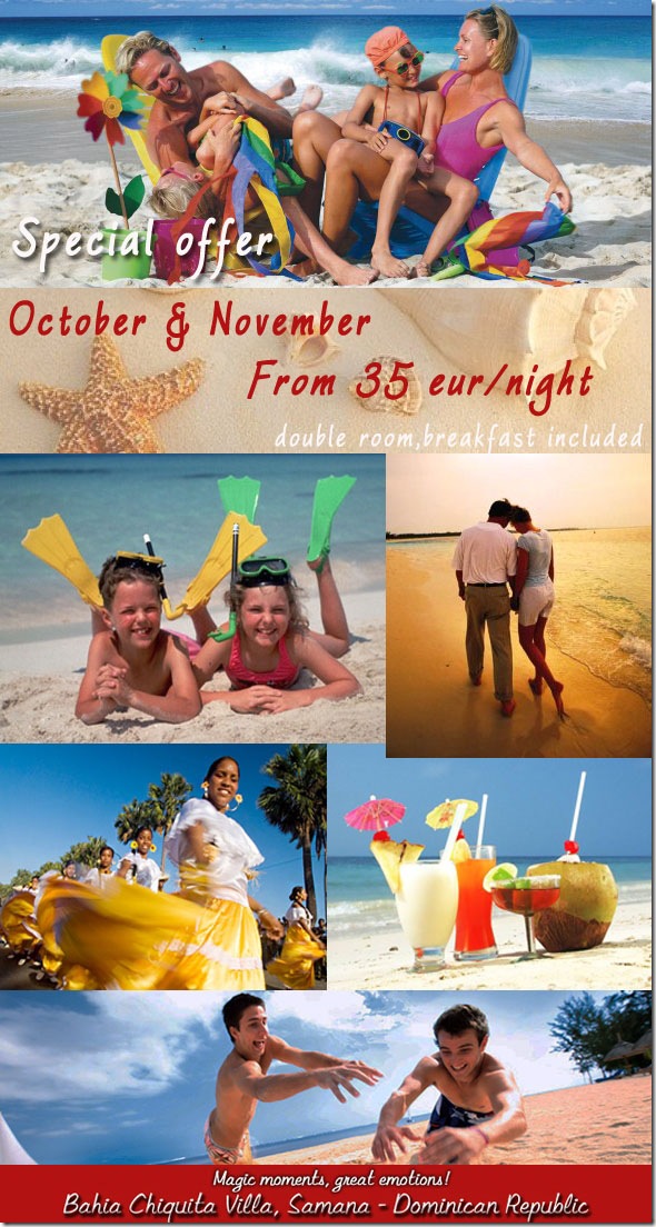 Special offer October November_2011_Samana_Dominican Republic