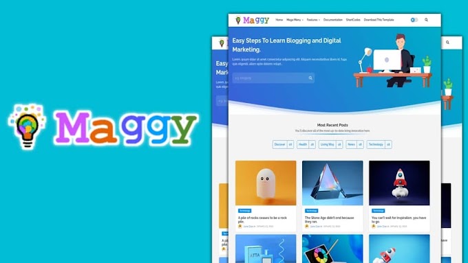 Maggy - Creative & Responsive Blogger Template