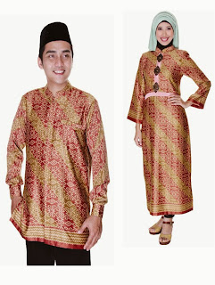 Gamis Koko Pasangan Couple Mahasti Batik Semi Sutra