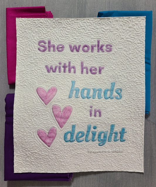 Proverbs 31 mini quilt | DevotedQuilter.com