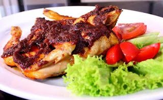 Resep Membuat Ayam Panggang/ Bakar Bumbu Rujak