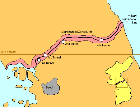 visite de la Zone Démilitarisée de Corée DMZ