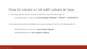 Javarevisited How To Declare And Initialize A List With Values In Java Arraylist Linkedlist Arrays Aslist Example Javarevisited How To Declare And Initialize A List With Values In Java Arraylist Linkedlist Arrays Aslist Example
