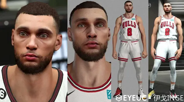 NBA 2K24 Zach LaVine Cyberface & Body Update