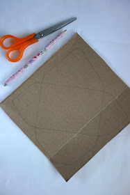 DIY envelopes, handmade stationery, uses for old boxes