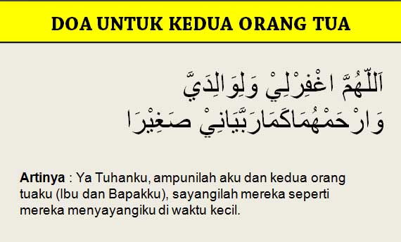 4 Doa  Untuk Orang  Tua  yang Sesuai Sunnah Rasululloh Doa  