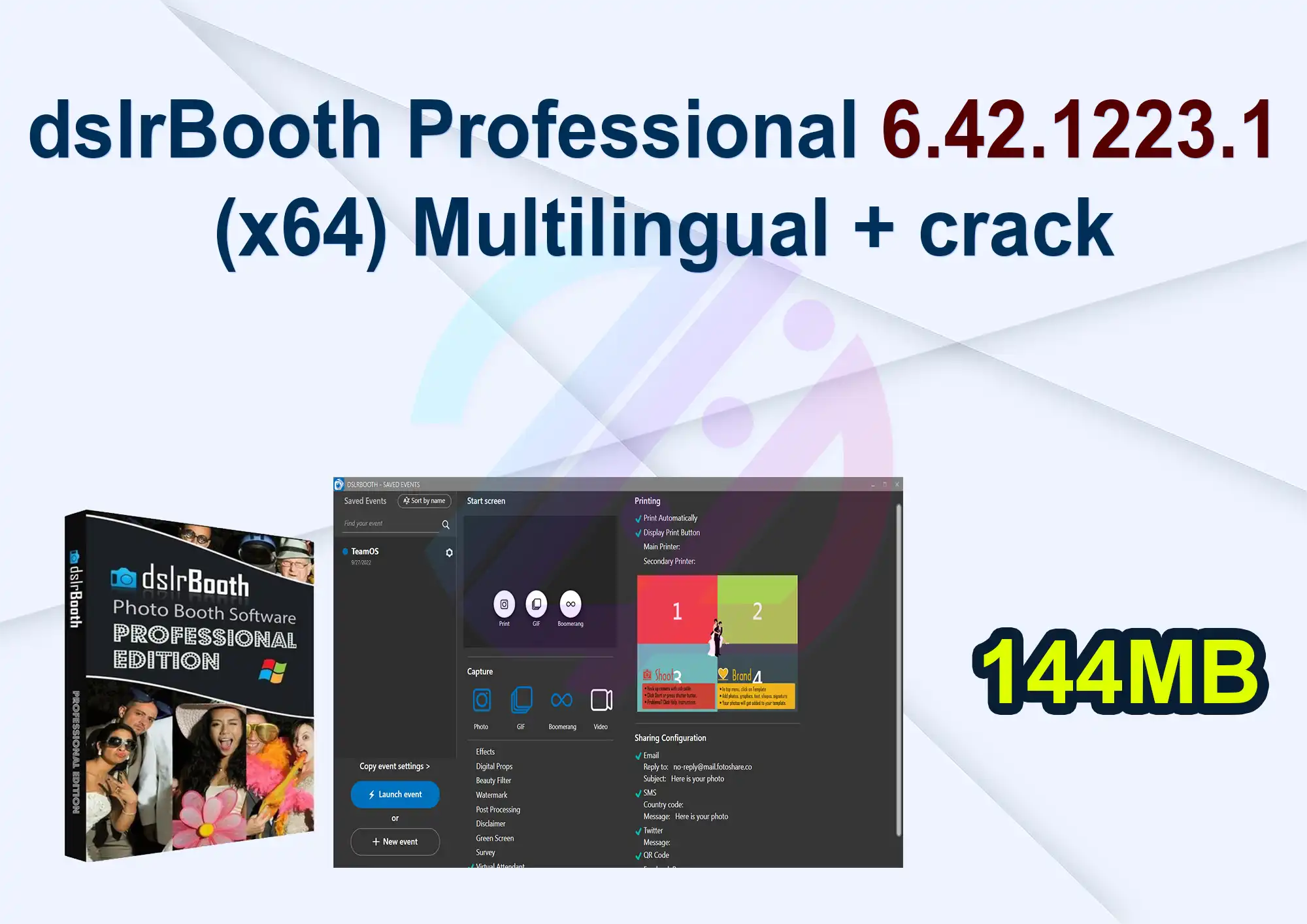 dslrBooth Professional 6.42.1223.1 (x64) Multilingual + crack