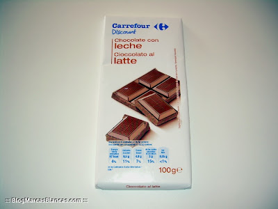 Chocolate con leche CARREFOUR DISCOUNT