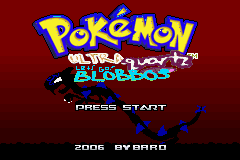 Pokemon Ultra Quartz - Let's Go! Blobbos (GBA)