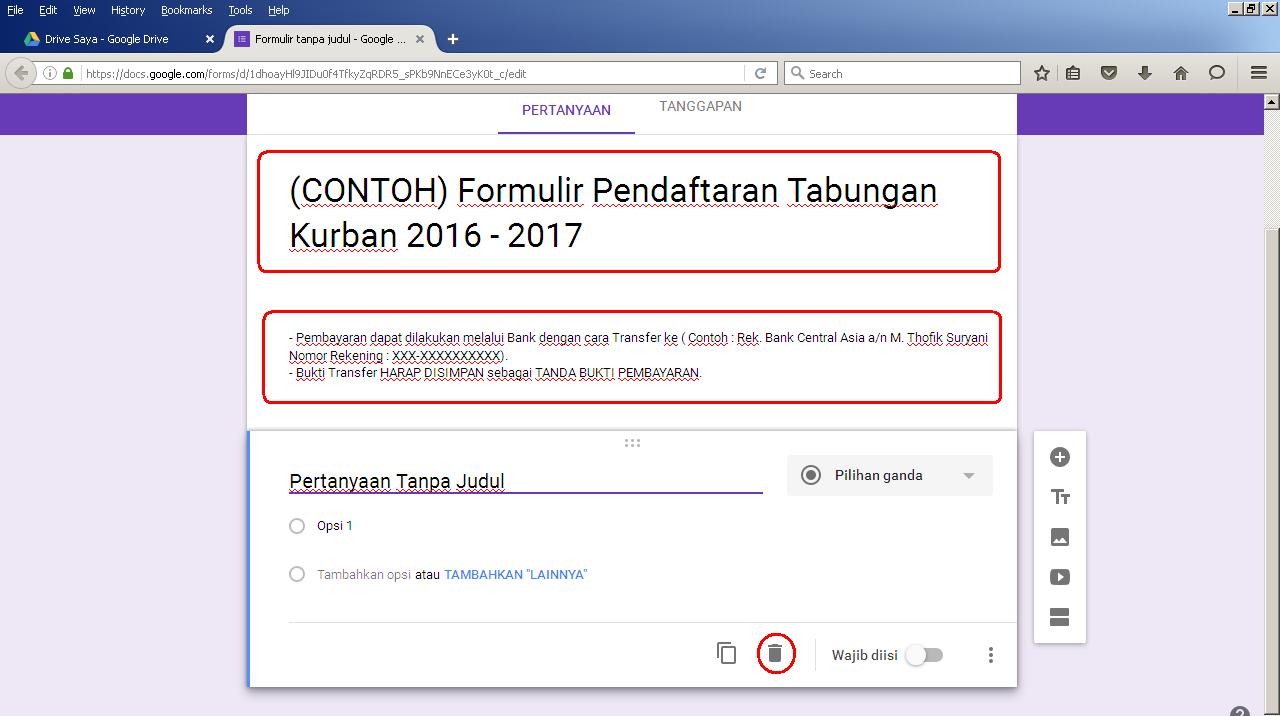 THOFiK nDeSO BLoG: Membuat FORMULIR ONLINE Sederhana 