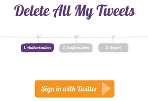 delete all my tweets.com