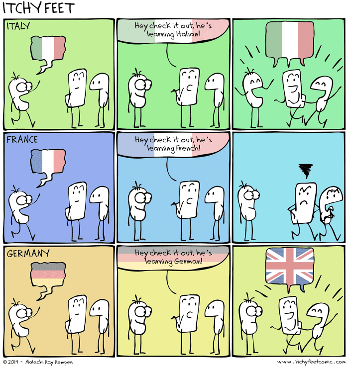 Itchy Feet: the Travel and Language Comic: Speaking Terms ...